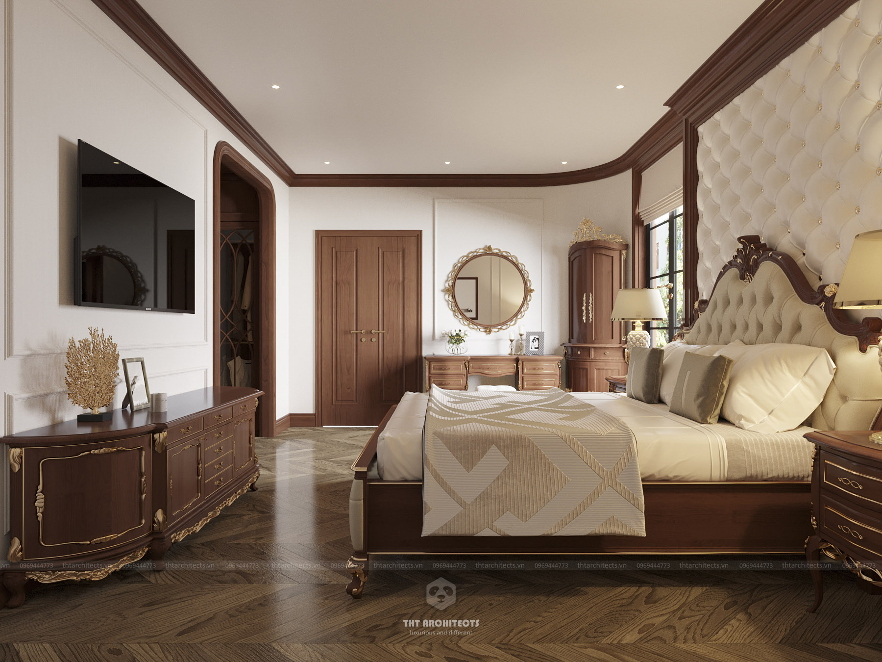 tht architects - Nhà phố cộng hòa - phòng ngủ master 05